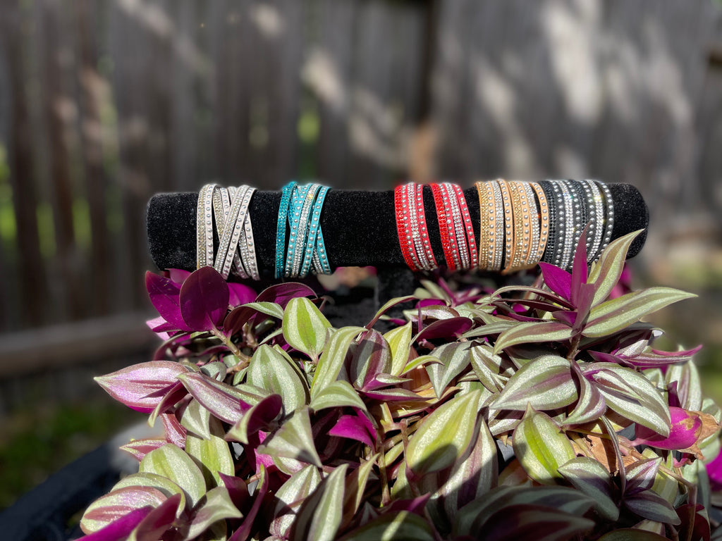 Crystal Wrap Bracelets – Multi-Color Sparkle Bands for Everyday Glam