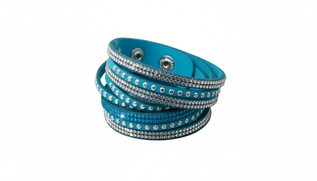 Crystal Wrap Bracelets – Multi-Color Sparkle Bands for Everyday Glam