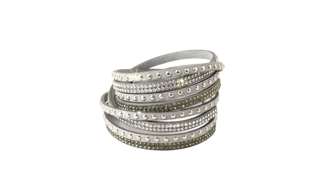 Crystal Wrap Bracelets – Multi-Color Sparkle Bands for Everyday Glam